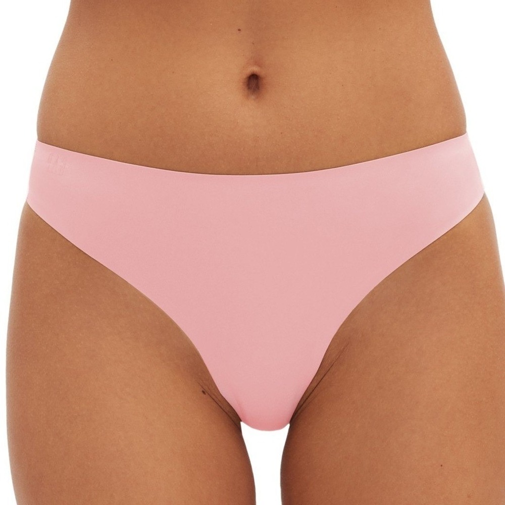 GapBody Women Thong Seamless Panty Pink Medium Low Rise Underwear Essentials NWT